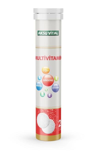 Aksu Vital Multivitamin Effervescent 20 Tablets