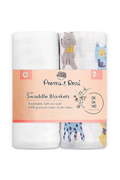 Poema&Rosa طقم موسلين مزدوج من بوما وروزا