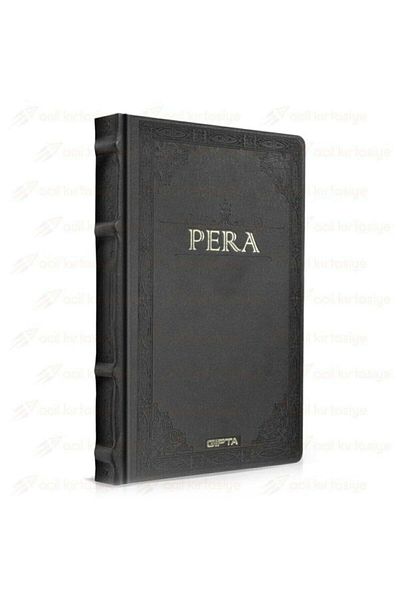 Gıpta Copertă din piele Pera Hardcover 9x14 Caiet fără linii