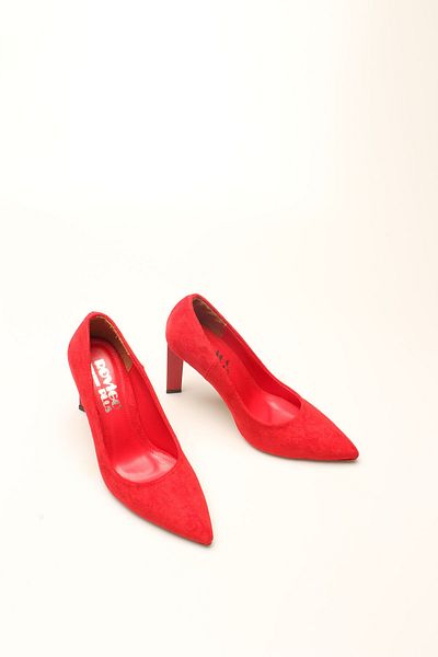 ROVIGO Red Suede Women's Stiletto