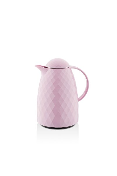 Depa 1 Lt Soft Pink Flat Thermos with Lid