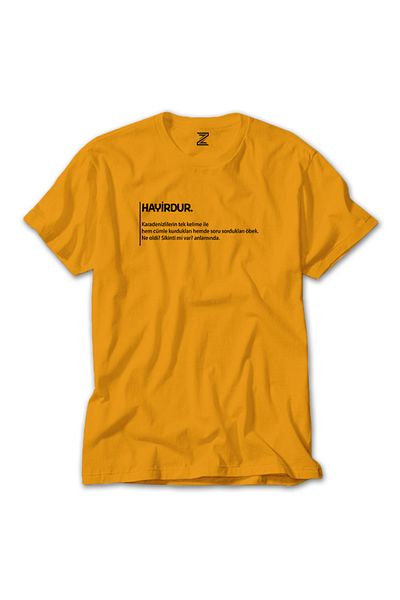 Z zepplin Κίτρινο T-shirt Hayirdur Statement