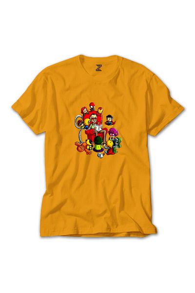 Z zepplin Marvel Stan Lee Story - Κίτρινο T-shirt