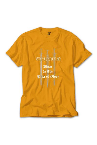 Z zepplin Κίτρινο T-shirt Ensiferum Sword