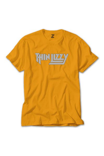 Z zepplin Κίτρινο T-shirt με λογότυπο Thin Lizzy