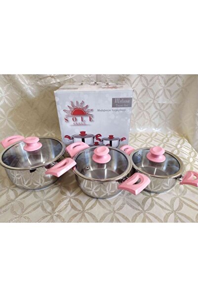 Sole Sultanhomeee Melisa Melissa Cookware Set Glass Lid Slt882