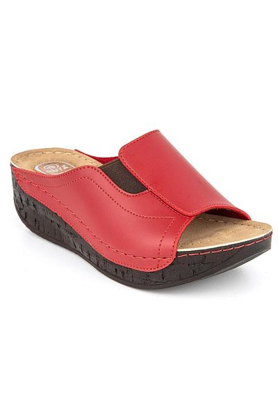 Muya Orthopedix Attica Anatomical Heel Spur Gel Supported Wedge Heeled Women's Slippers 32257