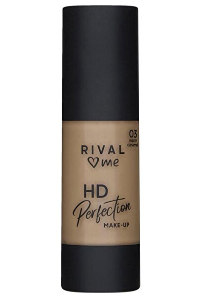 Rival Loves Me Foundation HD Perfection No:03 Warm Caramel 30 Ml