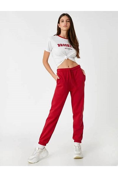 Koton Jogginghose - Bordeaux - Jogger