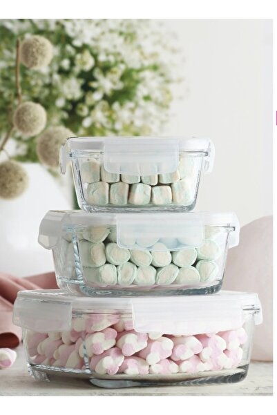 LAV Fresco 3-Piece Storage Container White Lid