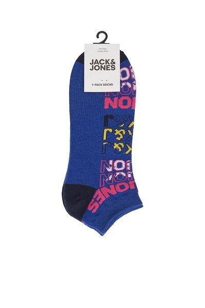 Jack & Jones Jack Jones Color Logo Κοντές κάλτσες Ανδρικές γκρι κάλτσες 12217664 -05