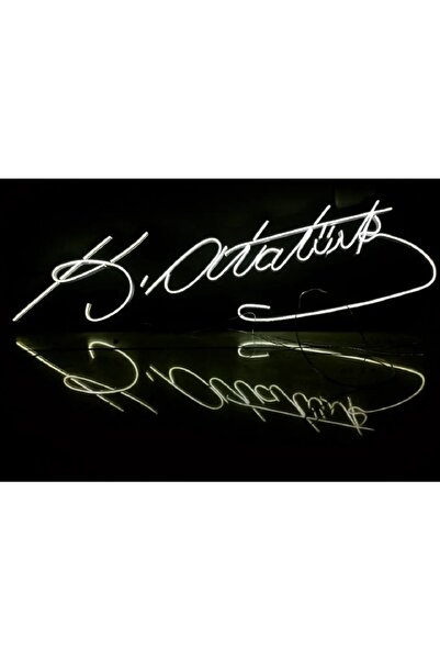 SMİLE CONCEPT K.atatürk - Neon Led Dekoratif Duvar Yazısı Tabelası Aydınlatma...