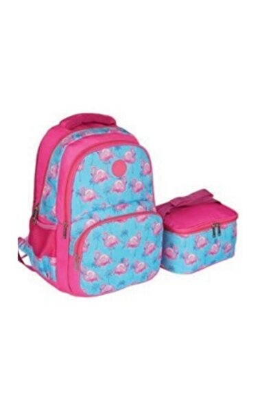 nacar çarşı Rucsac și cutie de prânz pentru fete, cu model, pentru școala pri...