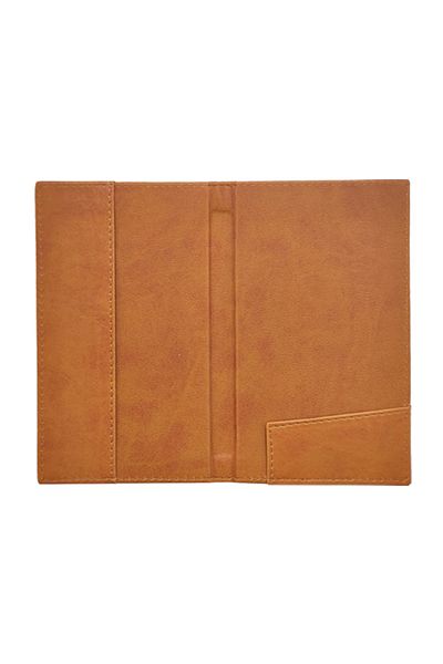 ankara menü (1 Piece) Leather Account Pad Box, Change, Single Pocket for Ticket, Color Options
