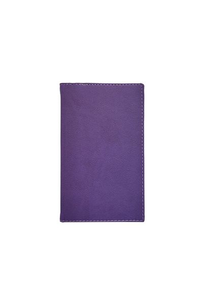 ankara menü (1 Piece) Leather Account Pad Box, Change, Single Pocket for Ticket, Color Options