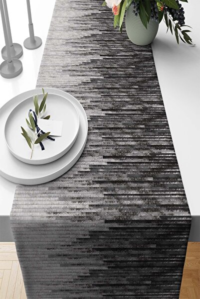 Viva Home 40x140cm model din piele țesătură din pene thailandeză țesătură premium rezistentă la pete pentru cârpă de masă Runner Rnr417