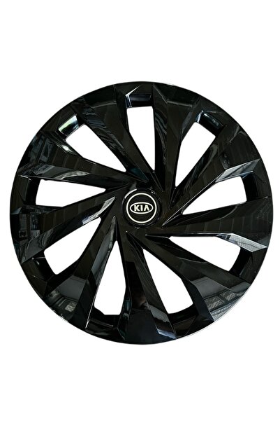 AK Jant Kıa Logolu 14’ınc 4’lü Piano Black Jant Kapağı