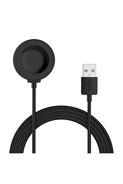 Microsonic Huawei Watch Gt3 42mm Manyetik Usb Şarj Kablosu Siyah