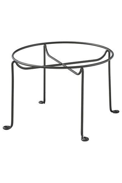 IKEA Sürahi Standı 13.5x20 Cm Çelik Sebil Standı Siyah Renk Metal Stand Kaliteli