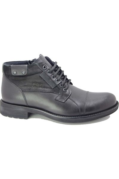 TRENDYSHOES Ανδρικές μπότες από γνήσιο δέρμα 458 Cold Proof Rubber Sole