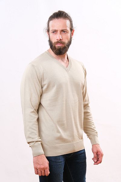 Çukurova Wool V-Neck Sweater