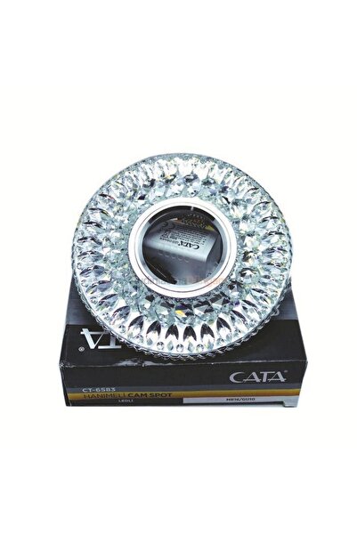 Cata Günışığı Led Çerçeveli Hanımeli Kristal Cam Spot Ct-6583