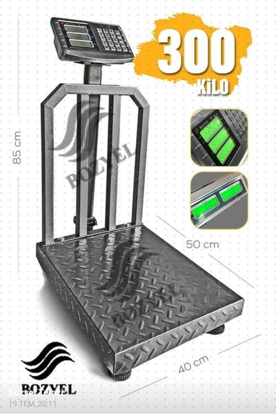 GOLD SRC 300 Kg Kapasiteli Kantar-güçlü Akü Uzun Şarj-fiyat Hesaplı Şarjlı Terazi-2 Yıl Garantili