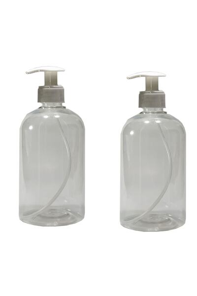 Paradise 2 брой 500 мл сапун, дезинфектант с помпа, празна PET бутилка