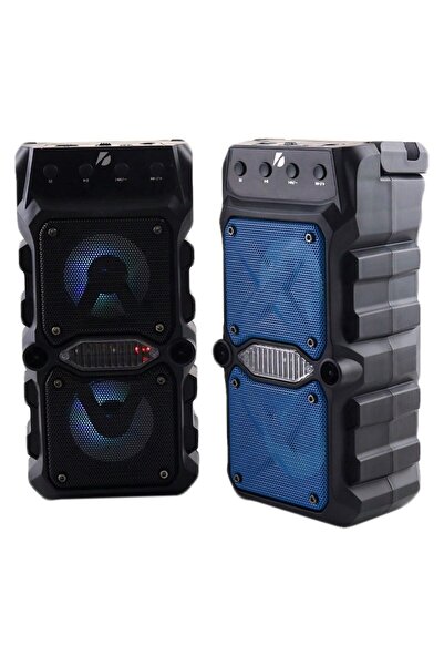 Teknoloji Gelsin Kamp Hoparlörü Bluetooth Hoparlör Kablosuz Işıklı Çift Hopar...