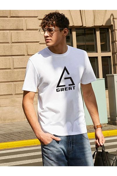 DAXİS Sportwear Company Υπέροχο εμπριμέ μπλουζάκι μεγάλου μεγέθους -