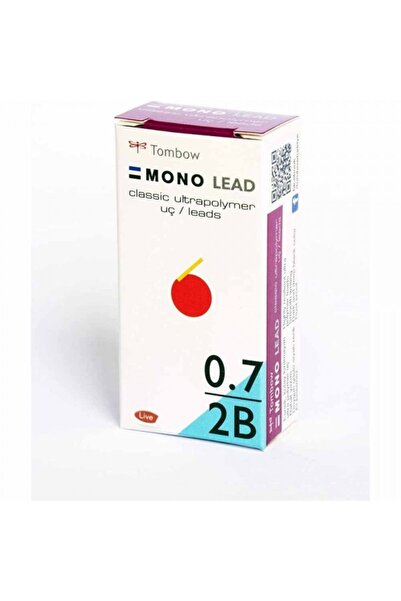 Tombow : Mono Lead Uç : 0,7 Mm : 12 Uç/tüp (2b - 6 Adet Kırmızı Tüp)