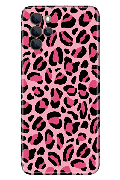 omix X700 Kılıf Silikon Moderna Desenli Süslü Kaplan