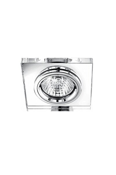 Cata Kare Cam Aynalı Spot ( 50w Holojen Ampul Duy Dahildir) Takım Halinde