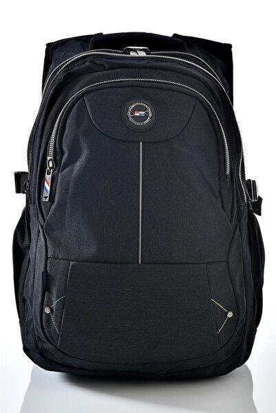 FATELLA Унисекс чанта за училище, едноцветна, с множество ципове, за средно у...