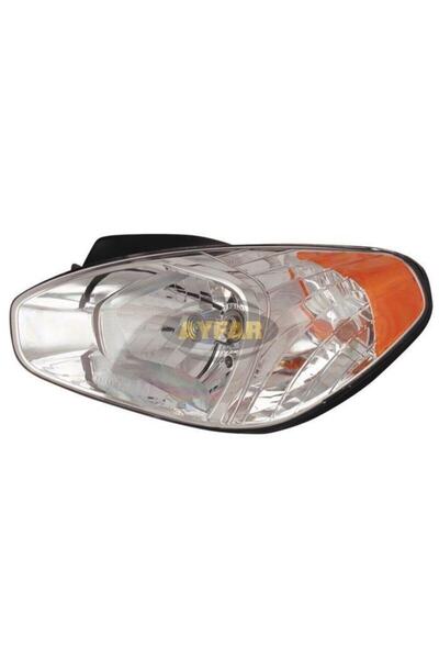 Genel Markalar Hyundai Accent Era Sağ Sol Ön Far Takımı Sarı Sinyalli Motorlu...