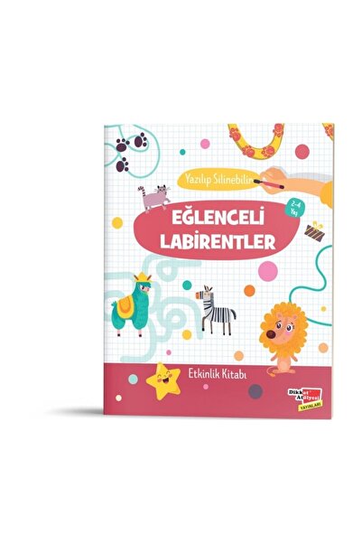 Dikkat Atölyesi Yayınları Evde Etkinlik Eğlenceli Labirentler Mantıksal Düşün...
