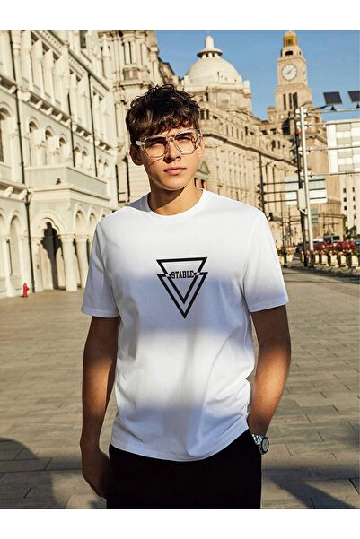 DAXİS Sportwear Company Tricou oversize imprimat stabil-