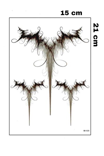 Mecit Tuhafiye Tüy Bel Kol Vucut Geçici Dövme