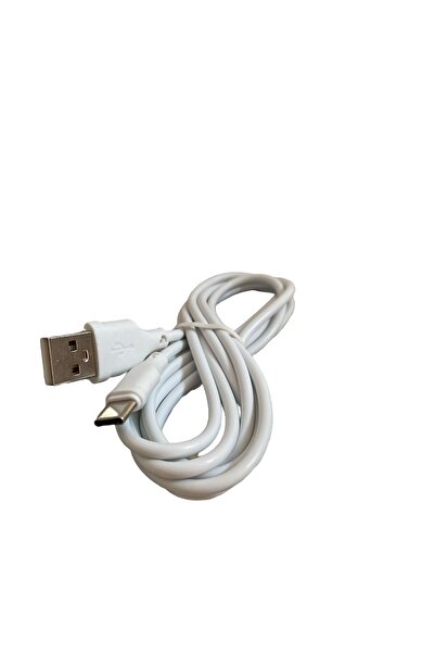 NcpLine Xiaomi Uyumlu Type C Şarj Kablosu 2.4 Amper -2 Metre Uzunluk Beyaz
