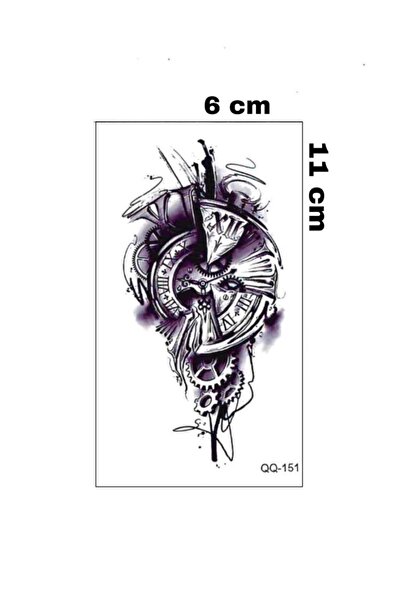 Mecit Tuhafiye Kırık Saat Geçici Dövme