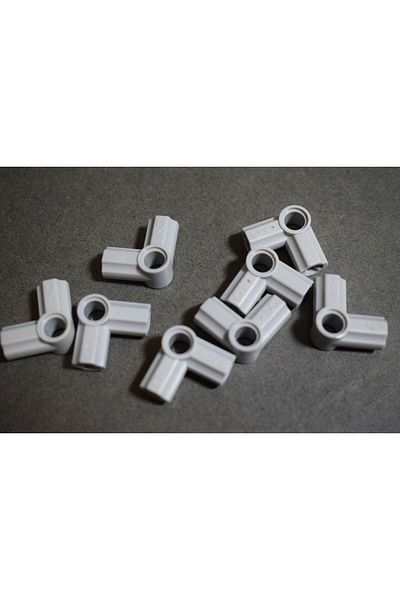 LEGO Original Technic Moc Custom Axle Connector Angled # 6 Fittings Gray 4 Pcs to Send