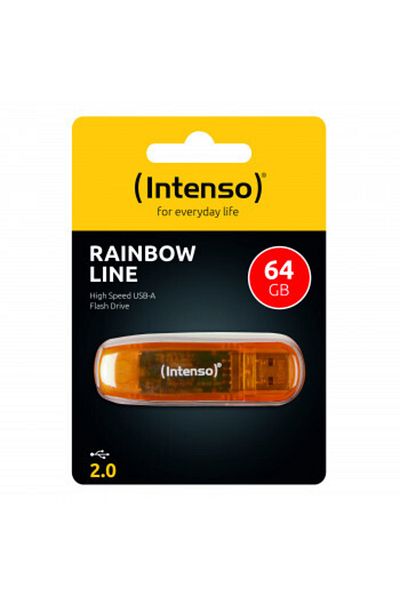 Intenso 64Gb USB 2.0 3502490   Rainbow Line