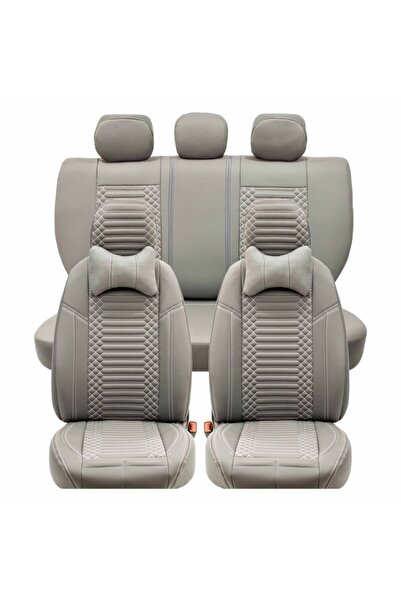 Generic Brand مجموعة غطاء مقعد السيارة من الجلد الفاخر المتوافق مع Mercedes C...