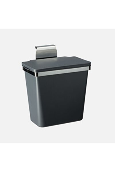 Genel Markalar Metal Askılı Plastik Çöp Kovası Antrasit 11Lt