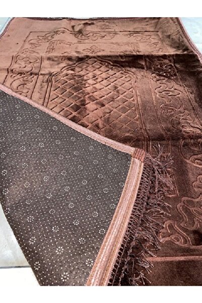 ÖZİPEK Yüksek Gramajlı Lüxs Seccade, Kalın Yumuşacık Seccade, Kaymaz Taban Parça Silikonlu Seccade