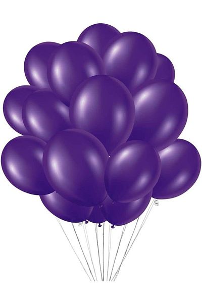 Janissary 100 Pieces Purple Balloon Indoor, Decoration, Birthday Party