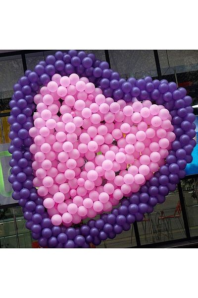 Janissary 100 Pieces Purple Balloon Indoor, Decoration, Birthday Party