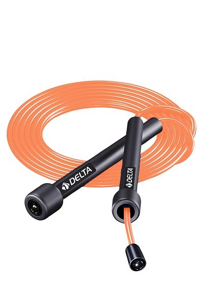 Delta Orange Jump Rope in 10 Pieces of Length Adjustable Special Storage Container