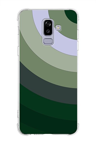 PrintiFy Samsung Galaxy J8 (2018) Köşe Korumalı Antişok Kapak Renk Cümbüşü Ta...