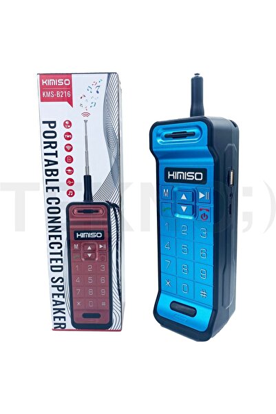 5w Aux Sd Usb Taşınabilir Bluetooth Speaker (radyosuz) Kms-b216